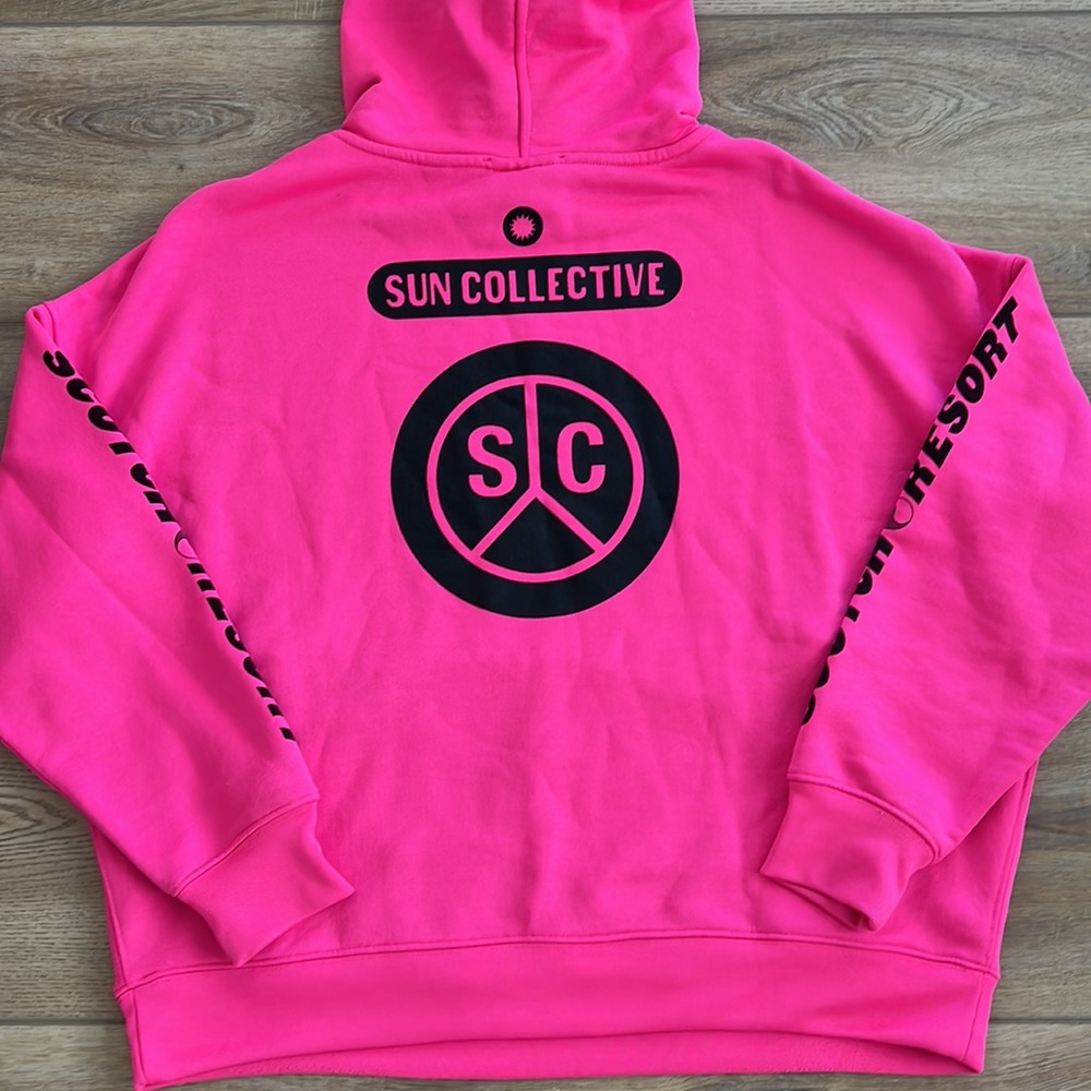 Scotch & Soda Hot Pink Sun Collective Hoodie